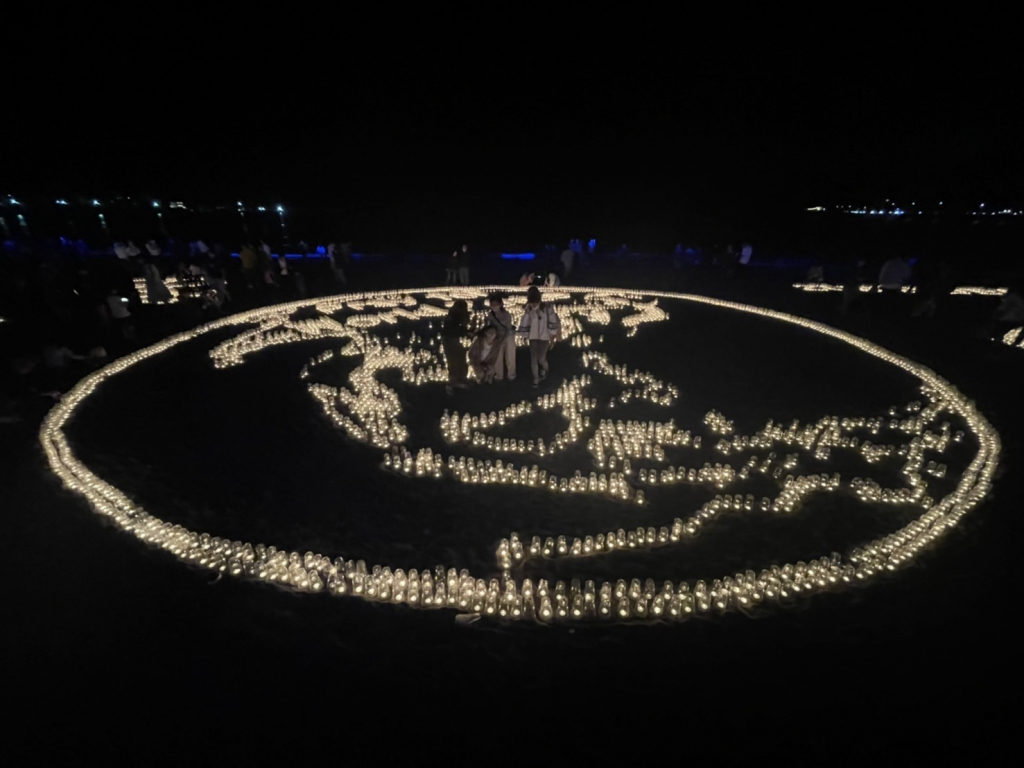 ヘア・アイラッシュ・ネイル「グレープバイン / レミア」のギャラリー画像「SDGs 逗子海岸 Beach Candle  協賛しています♩」