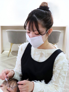 宮崎県宮崎市のアイラッシュ・ネイルサロン「renelle miyazaki supported by REMIA（レネール バイ レミア）」のスタッフ「ishada」
