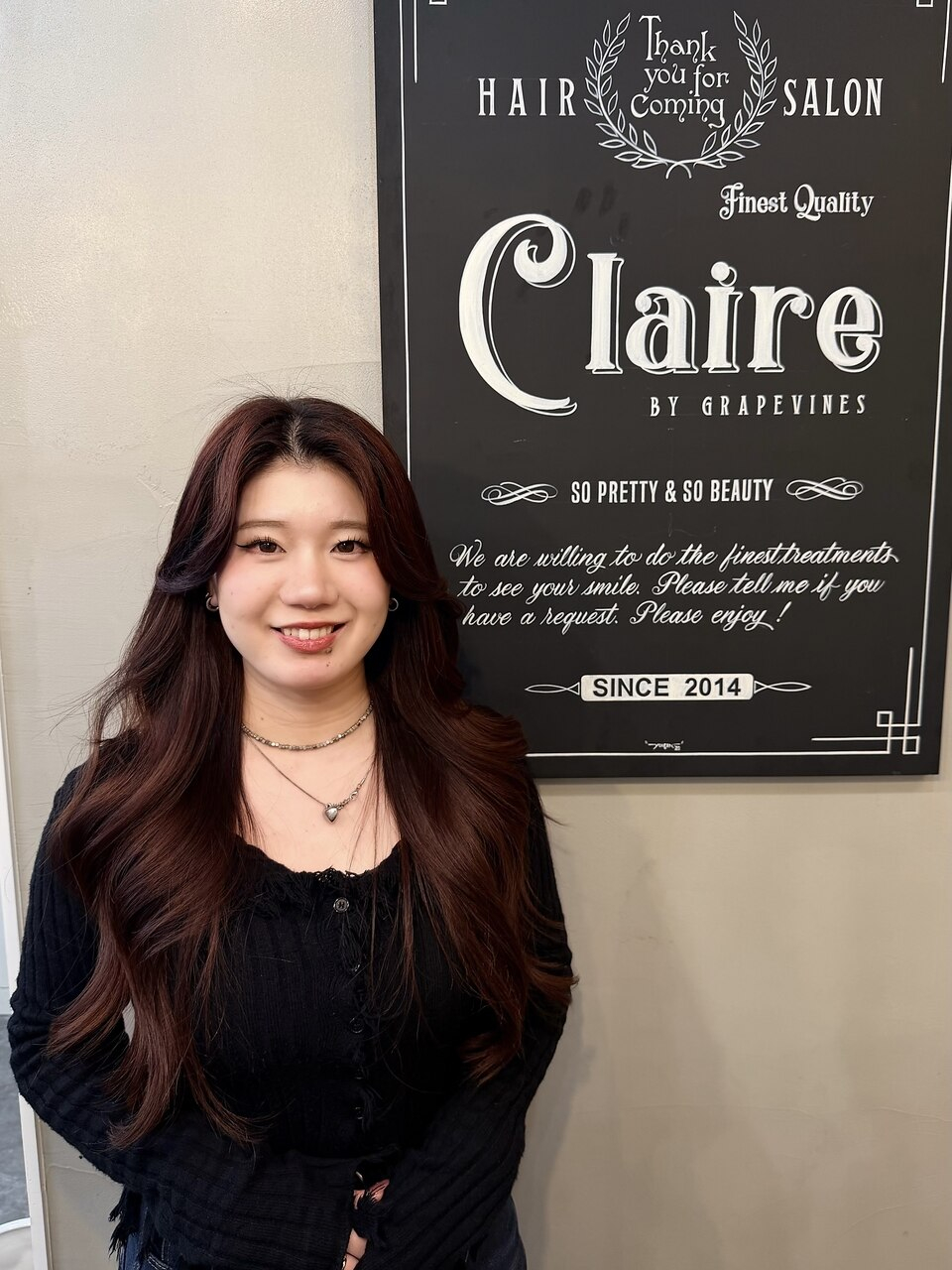 ヘアスタイル「インナーブルー」を担当したスタッフ「斎藤　可奈子」の画像